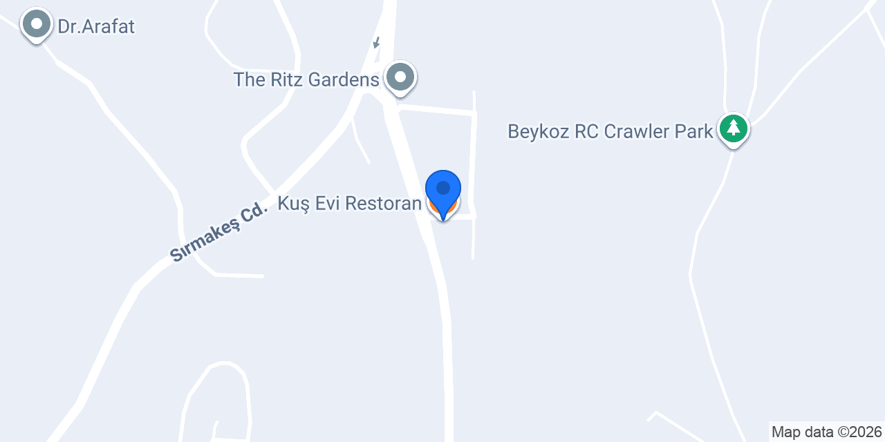 Kuş Evi Restoran konumu