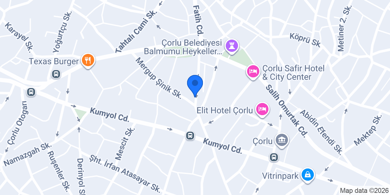 Sinan Mert Sigorta Çorlu konumu