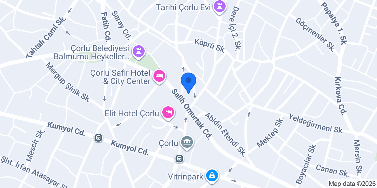 QNB Çorlu Çarşı Şubesi konumu