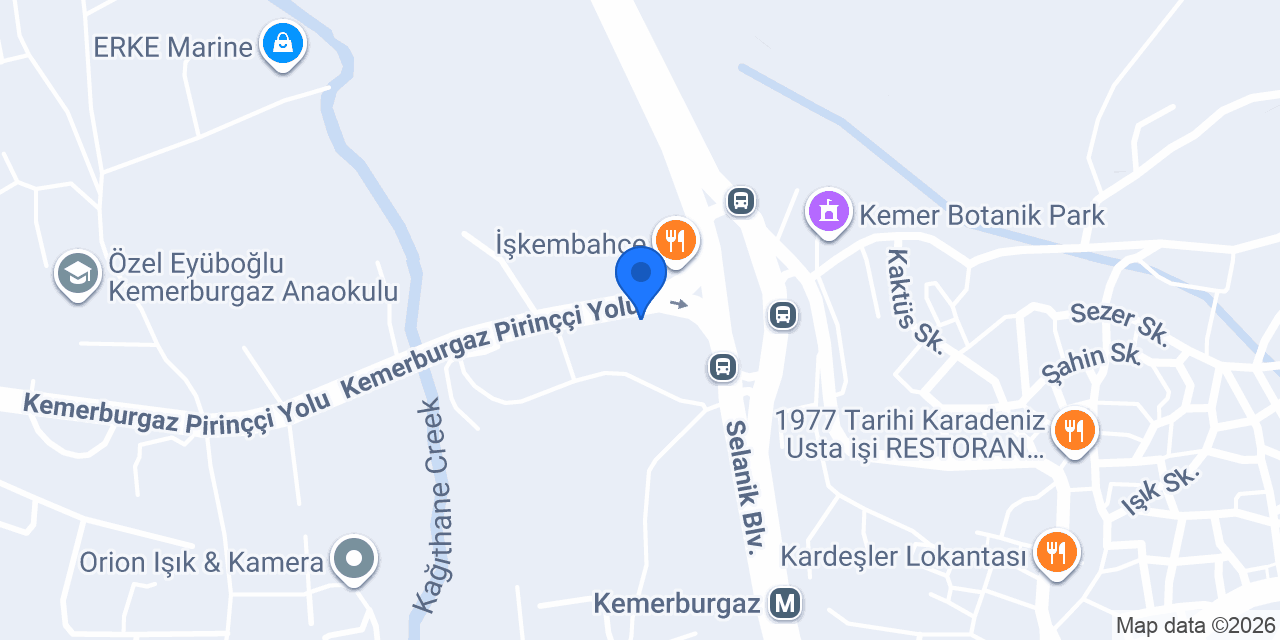 KEMERHAN SOFRA Organik Kahvaltı -Yemek konumu
