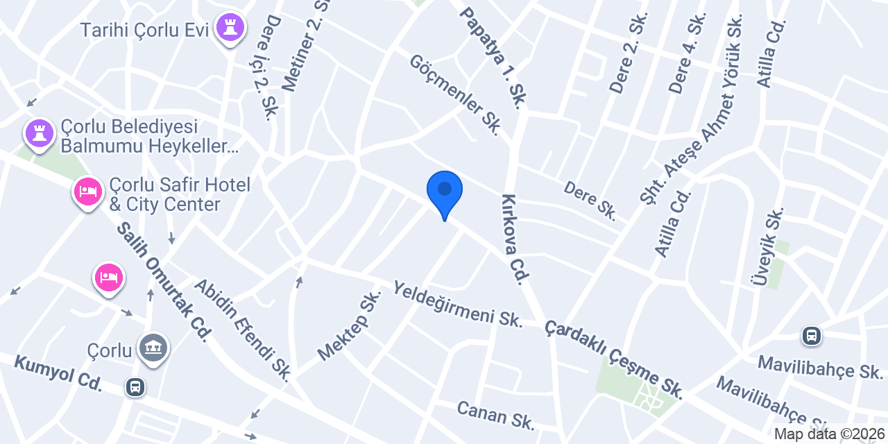 Çorlu Emlak Center konumu