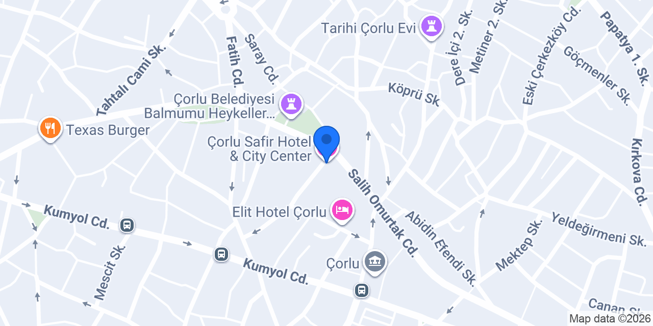 Çorlu Masaj Terapi ÖZSE konumu