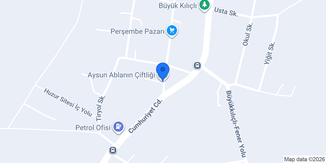 Aysun Ablanın Çiftliği konumu
