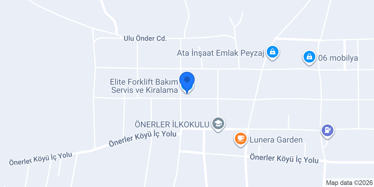 Elite Forklift Bakım Servis ve Kiralama konumu