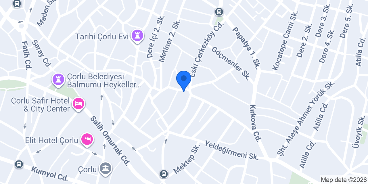 KENAN AVM ÇORLU konumu