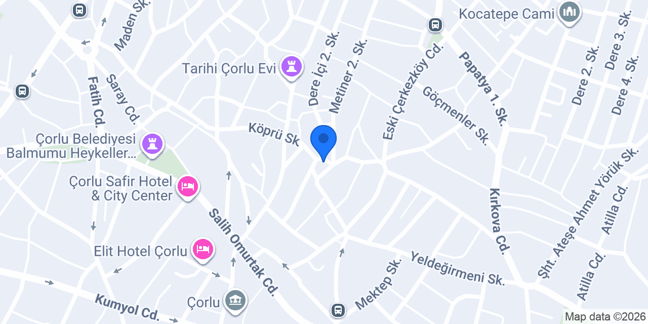 Çorlu taksi konumu