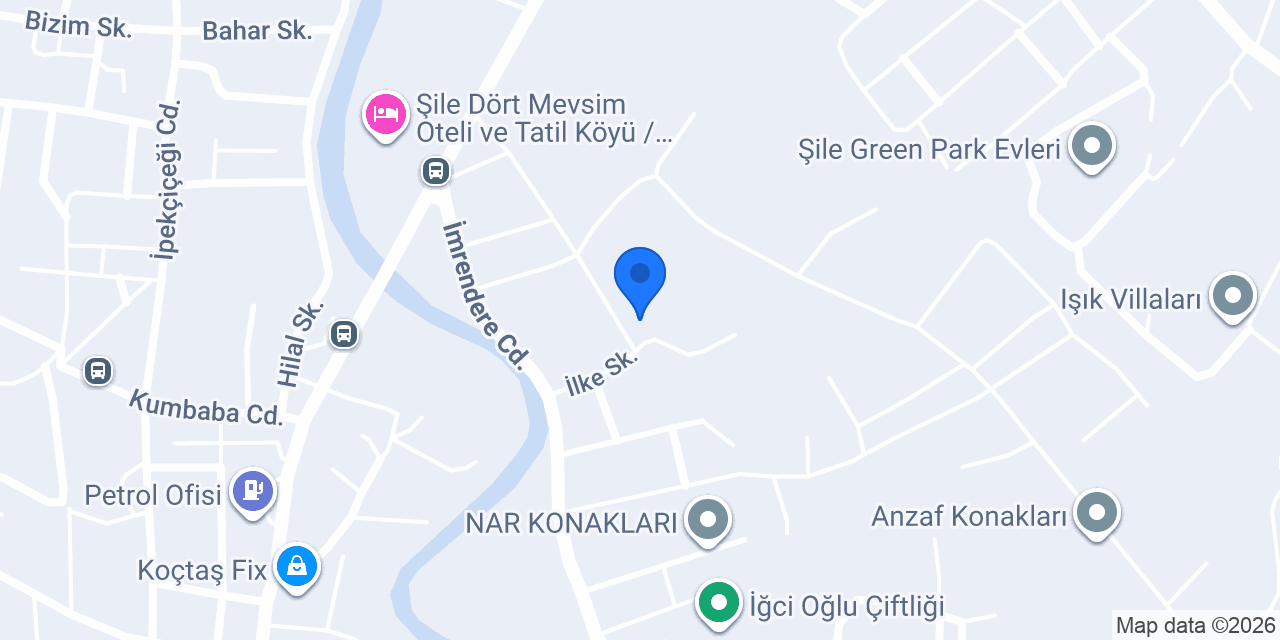 Şile Artisan Taşfırın konumu
