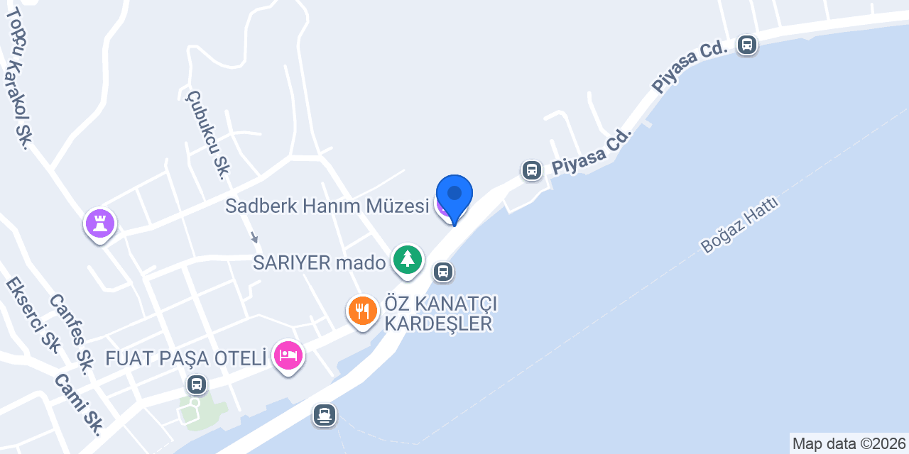 Sadberk Hanım Müzesi konumu
