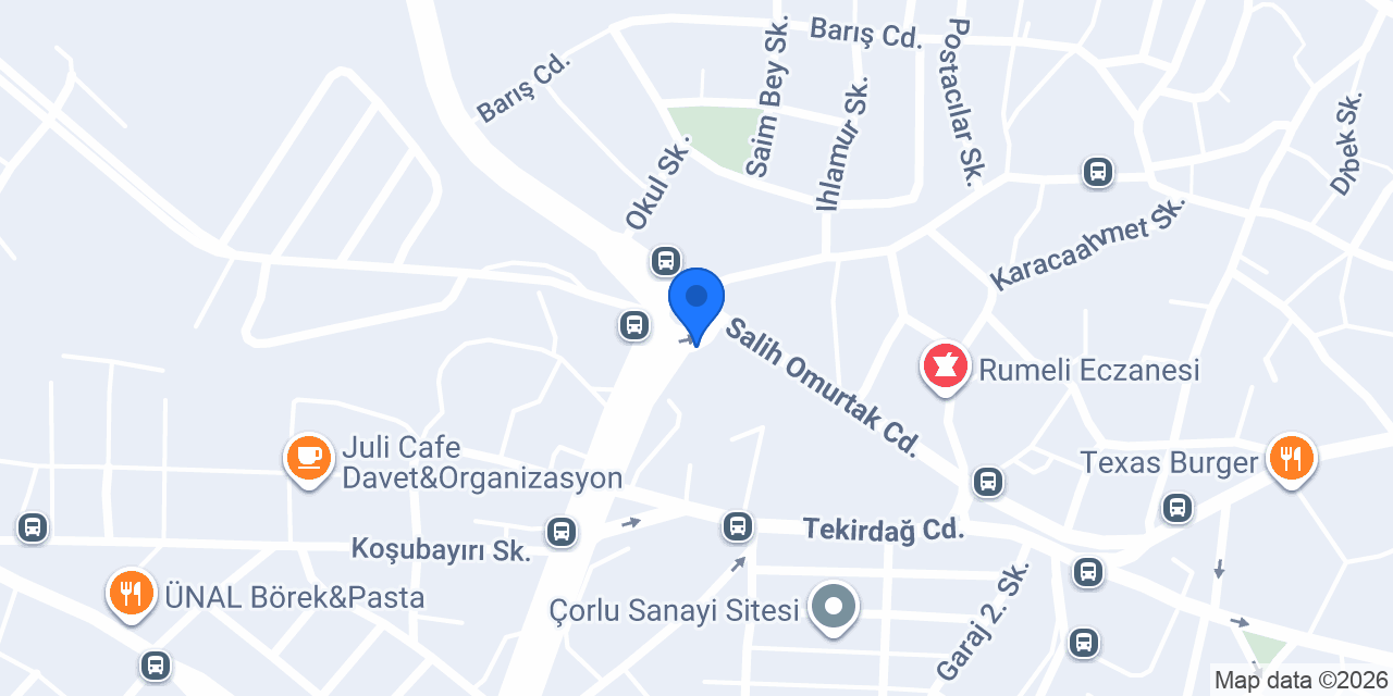 Trakya Sanayi Sitesi konumu