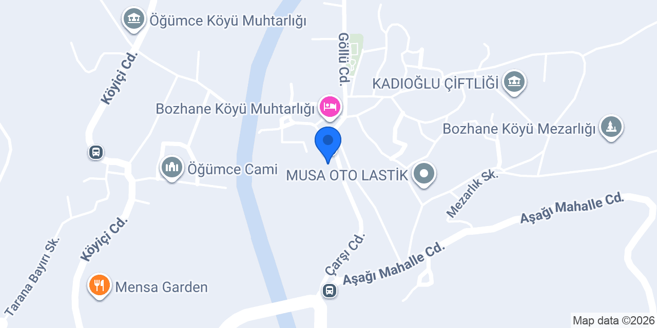 Bozhane İlkokulu konumu