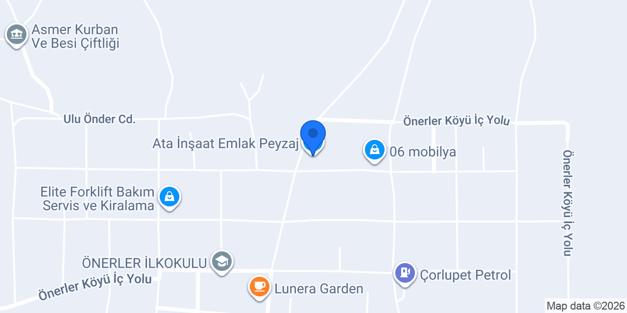 Ata İnşaat Emlak Peyzaj konumu