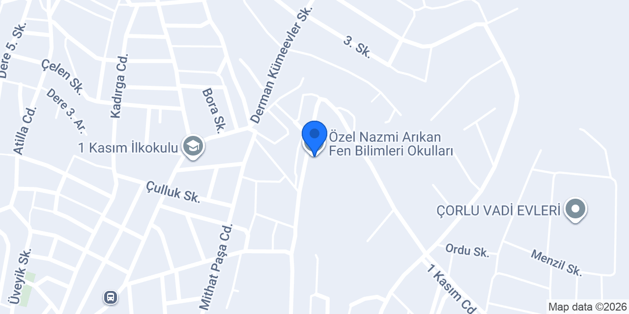 Özel Nazmi Arıkan Fen Bilimleri Okulları konumu