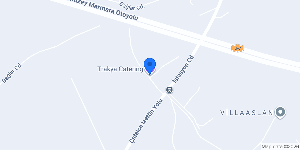Trakya Catering konumu