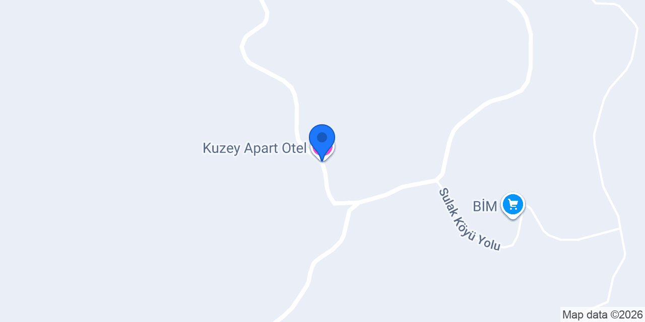 Kuzey Apart Otel konumu