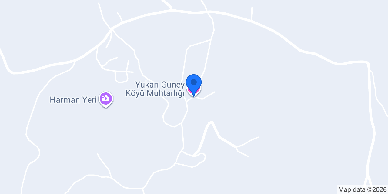 Yukarı Güney Köyü Muhtarlığı konumu