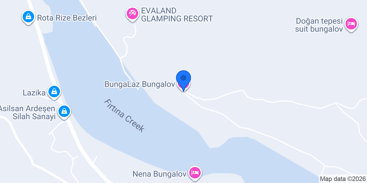 BungaLaz Bungalov konumu