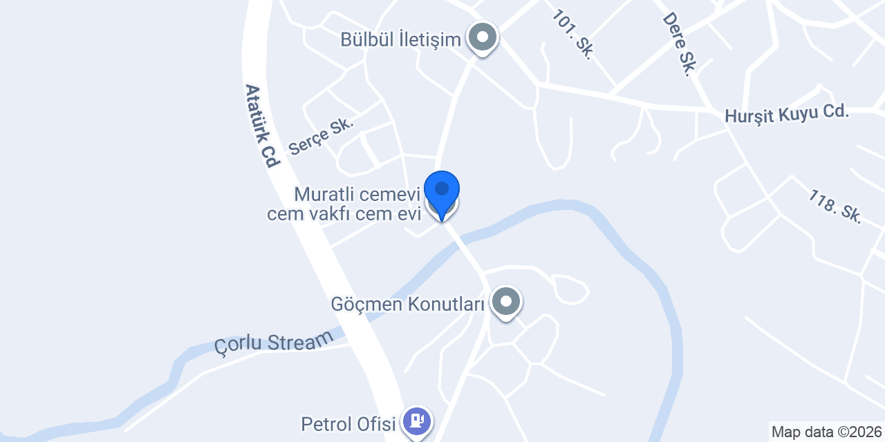 Muratli cemevi cem vakfı cem evi konumu
