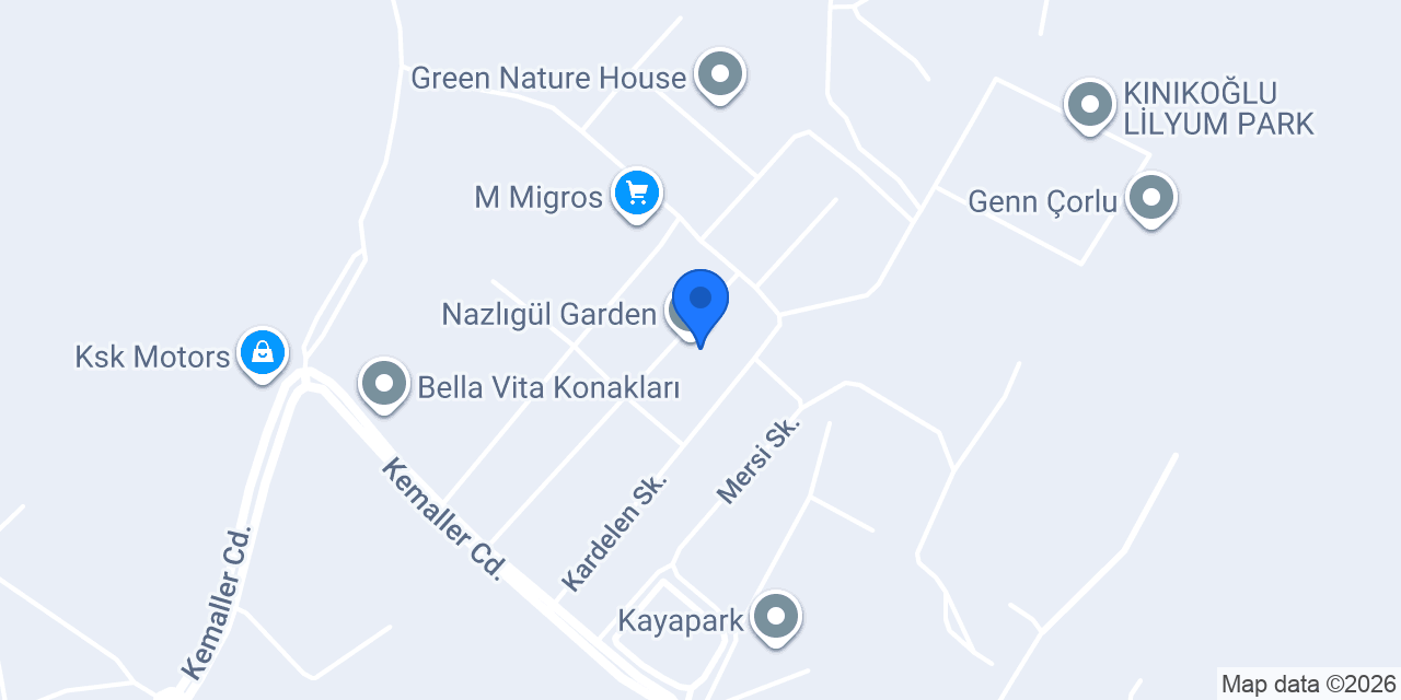 Nazlıgül Garden konumu