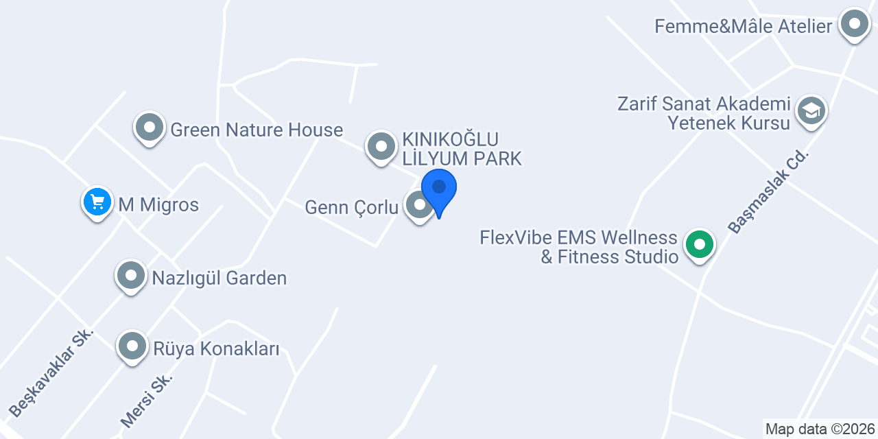 AMWAY ÇORLU ŞAYAN ERKÖK konumu