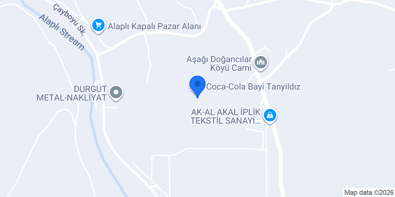 Coca-Cola Bayi Tanyildız konumu
