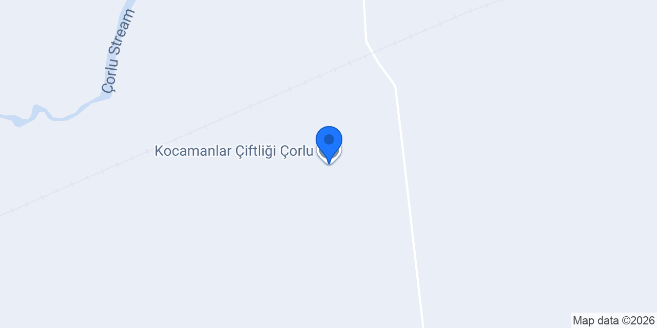 Kocamanlar Çiftliği Çorlu konumu