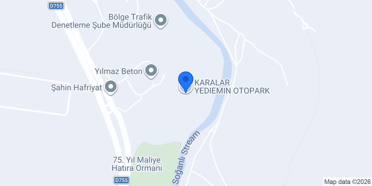 KARALAR YEDIEMIN OTOPARK konumu