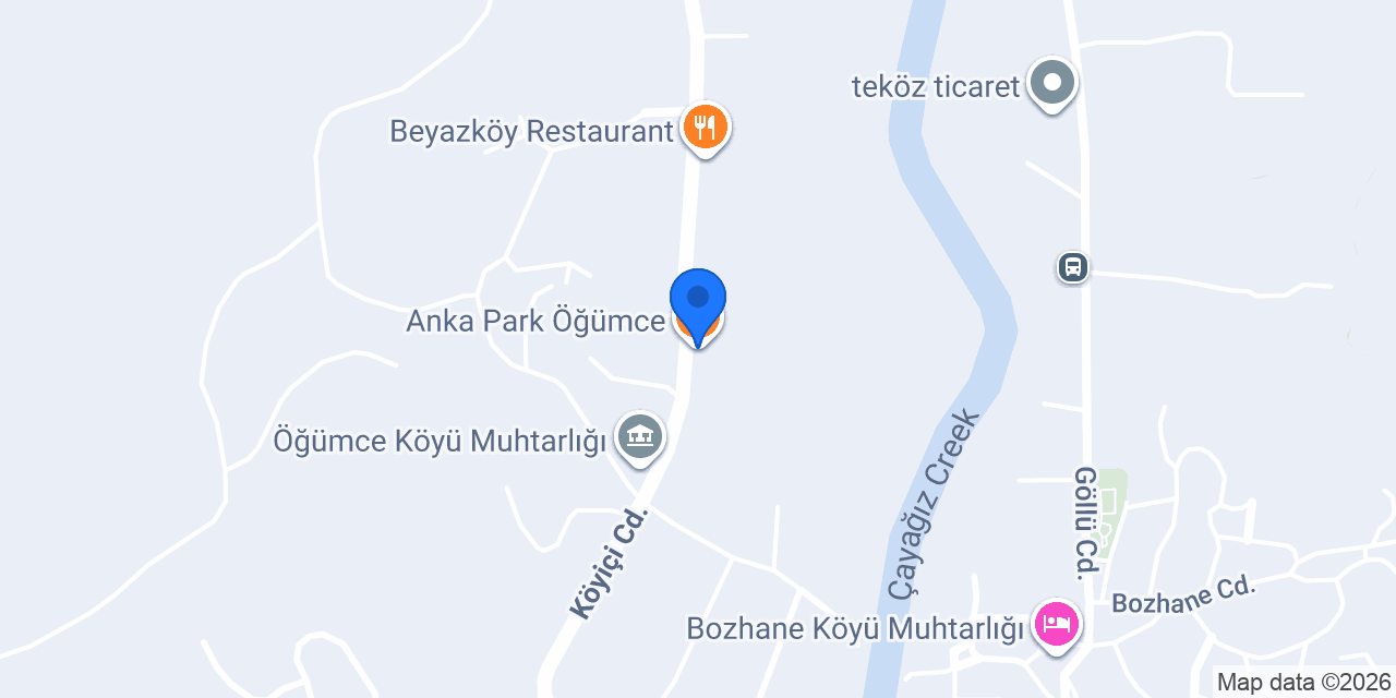 Anka Park Öğümce konumu