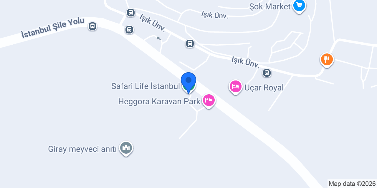 Safari Life İstanbul konumu
