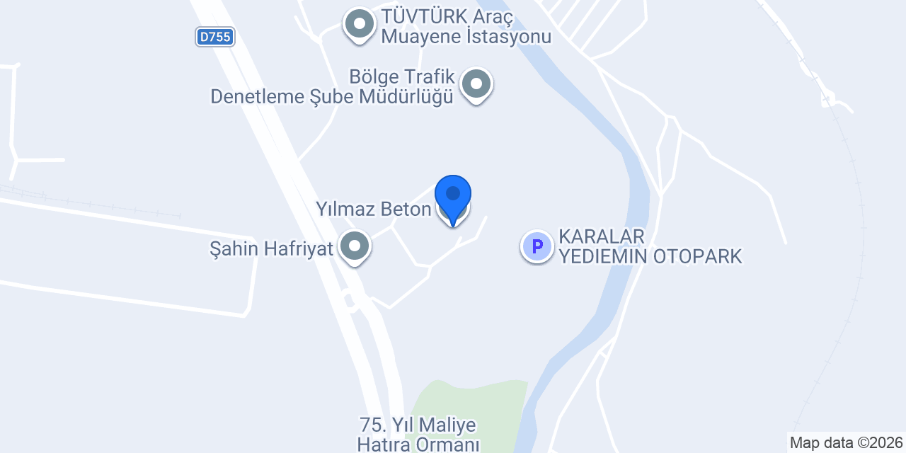 Yılmaz Beton konumu