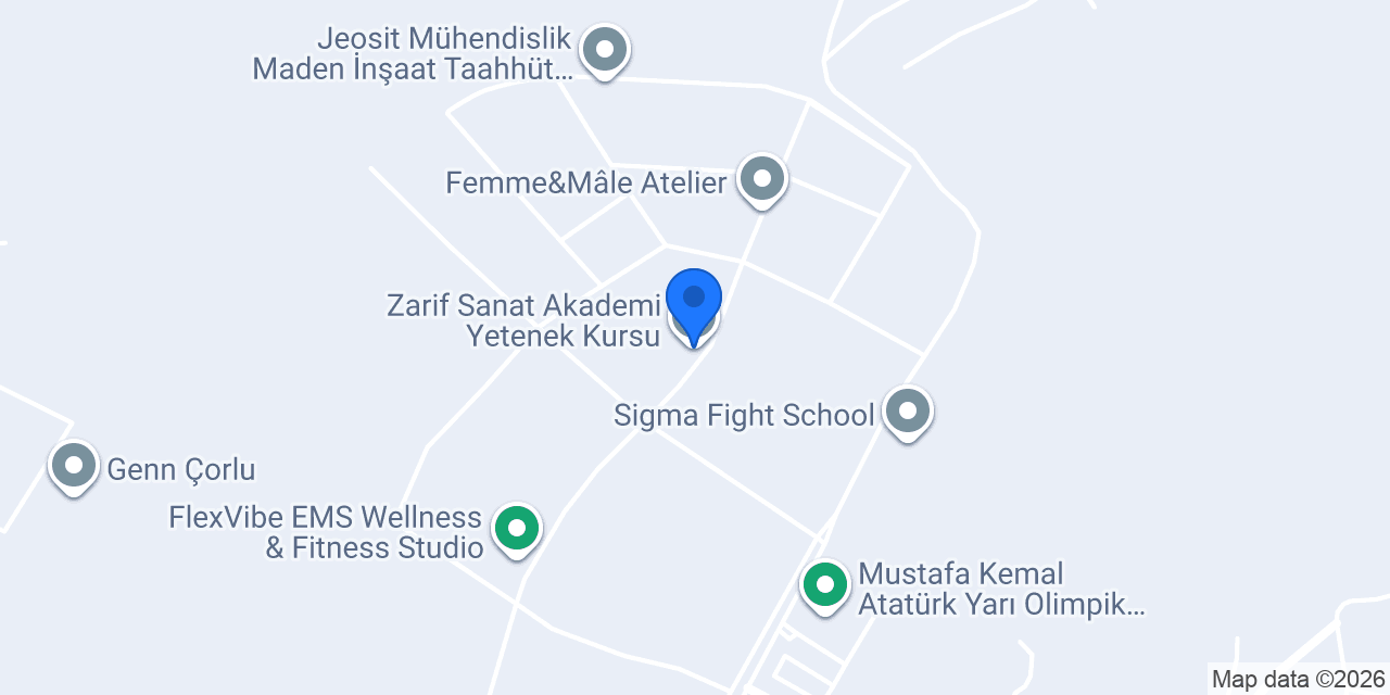 Zarif Sanat Akademi Yetenek Kursu konumu