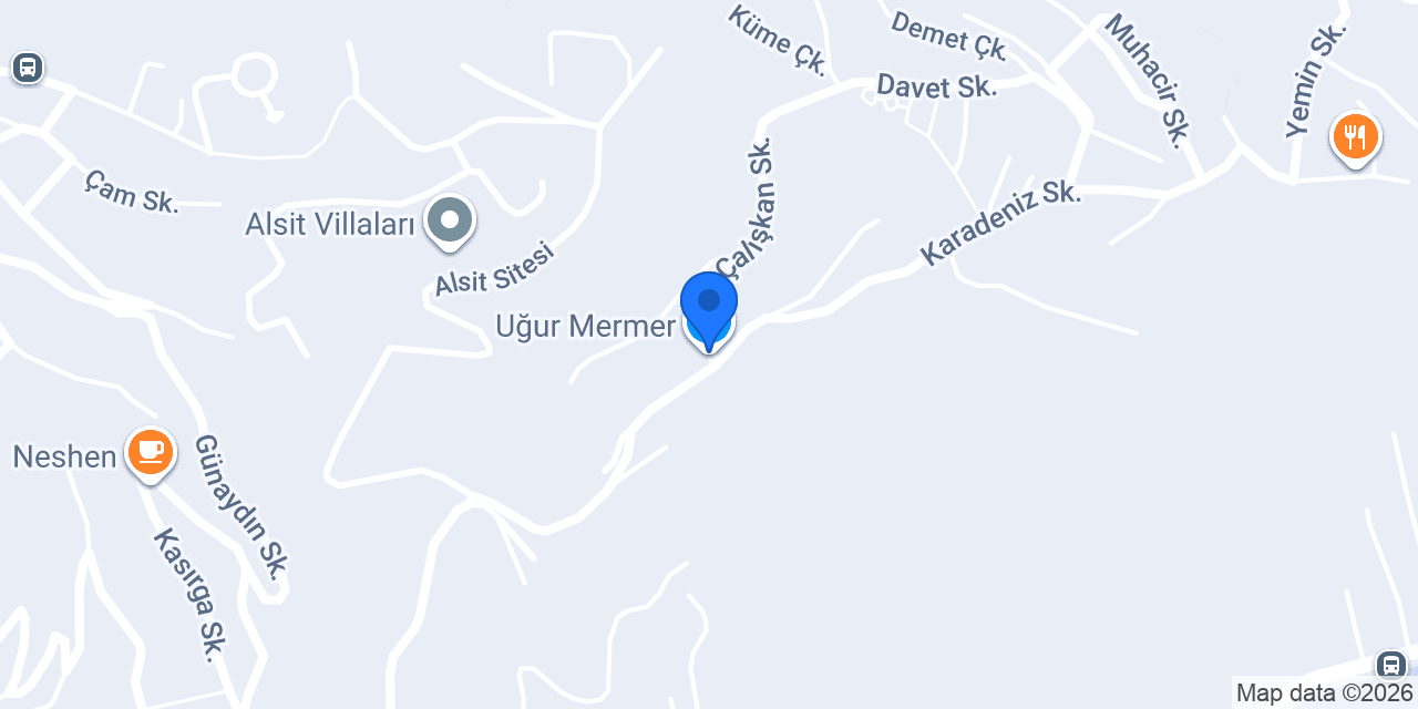 Uğur Mermer konumu