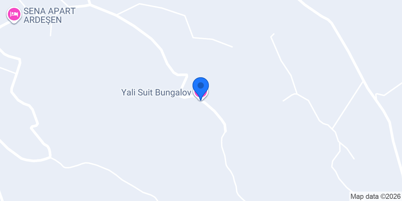 Yali Suit Bungalov konumu