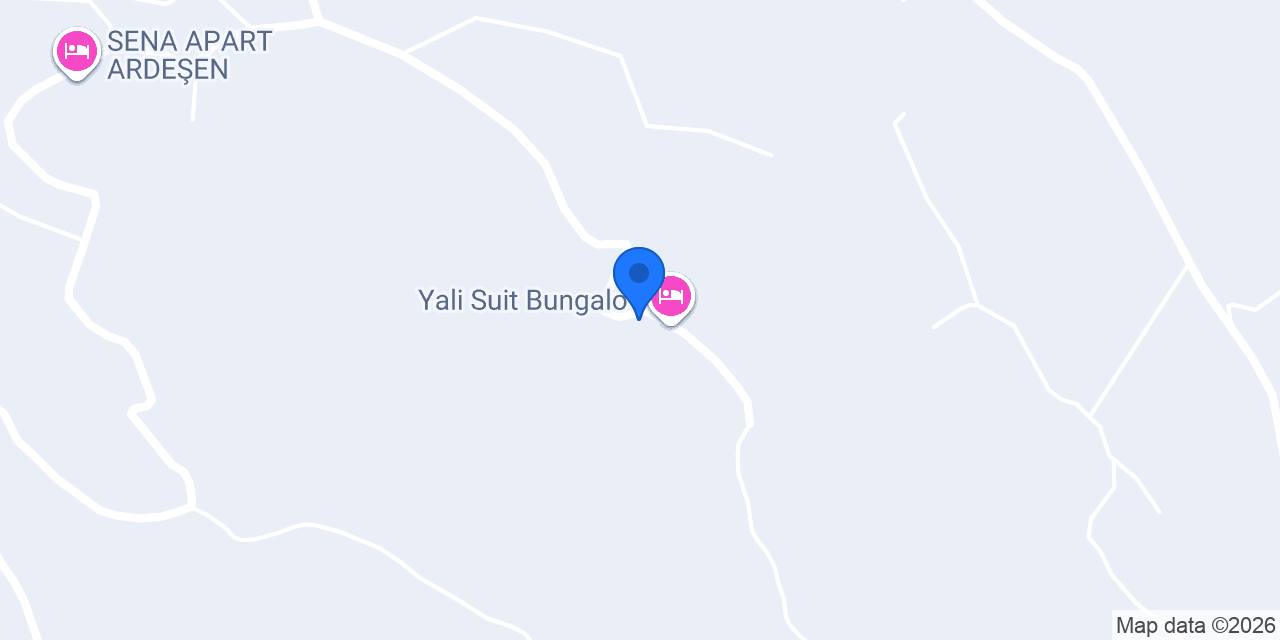 Rize Bungalov Balayı konumu