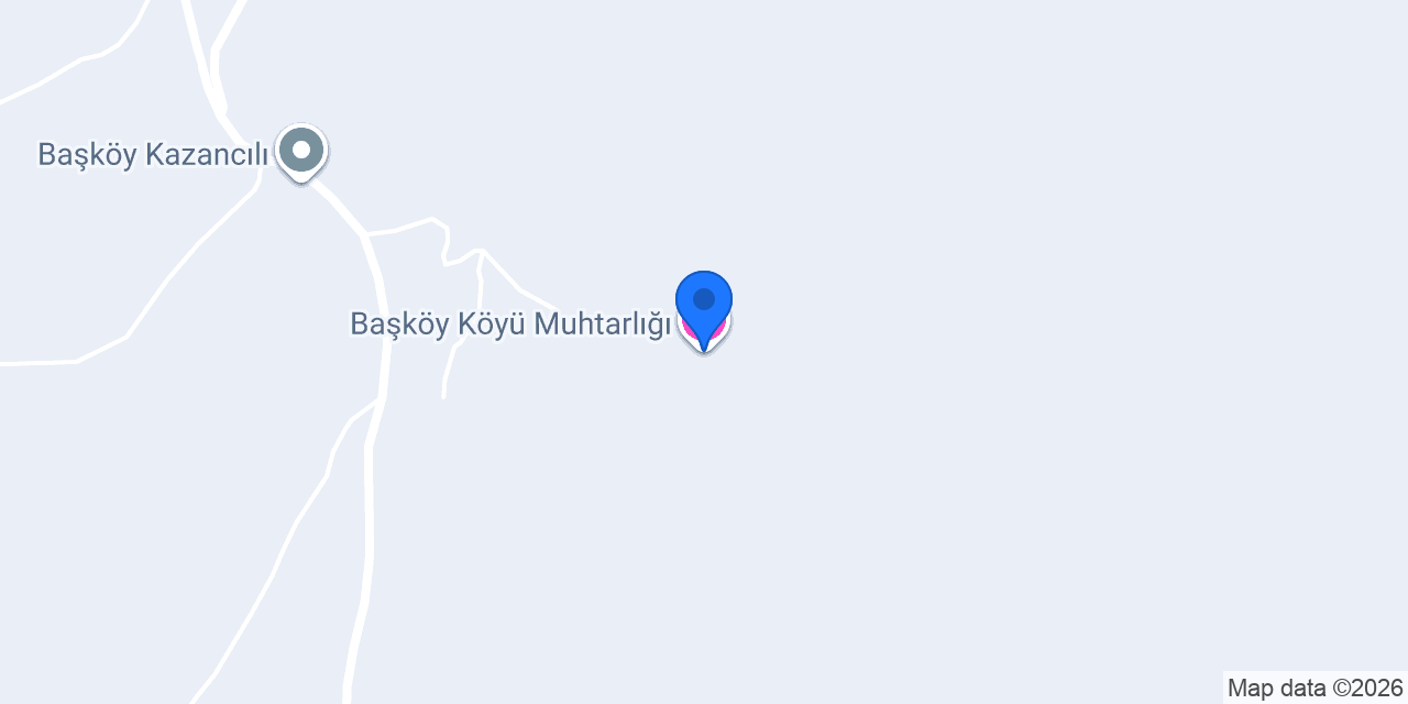 Başköy Köyü Muhtarlığı konumu