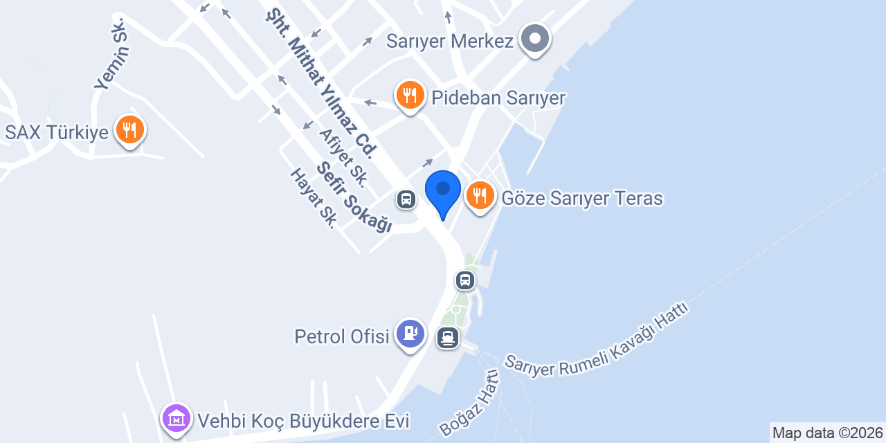 Sarıyer Roma Dondurmacısı konumu