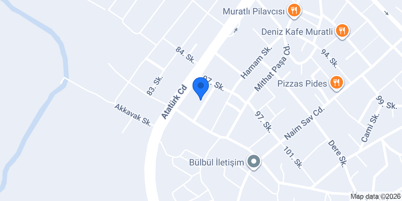 Gürler Temizlik - Muratlı Tekirdağ konumu