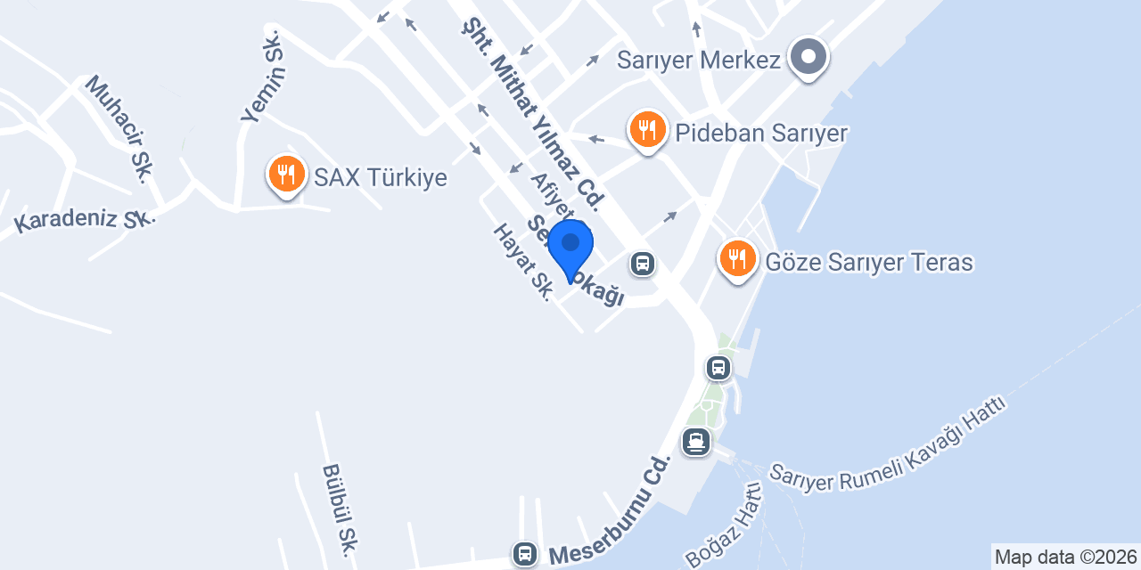 Sarıyer 1. Noterliği konumu