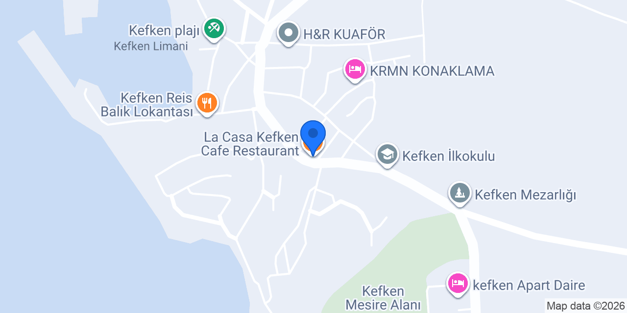 La Casa Kefken Cafe Restaurant konumu