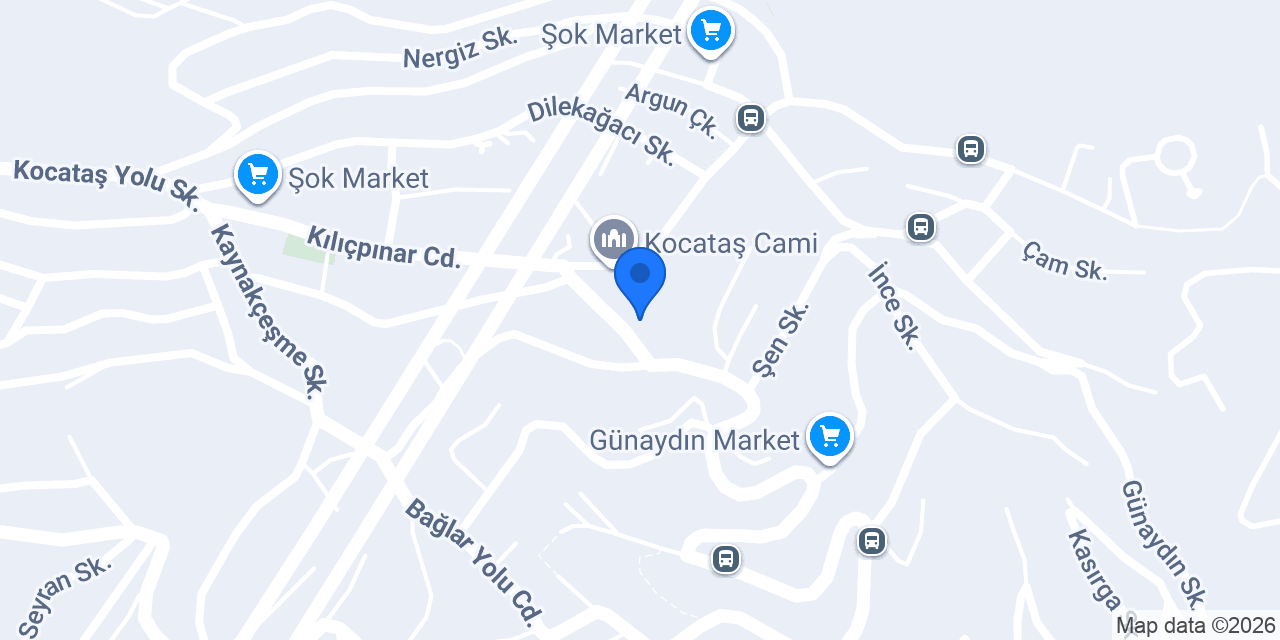 Kocataş Aile Sağlık Mer. konumu
