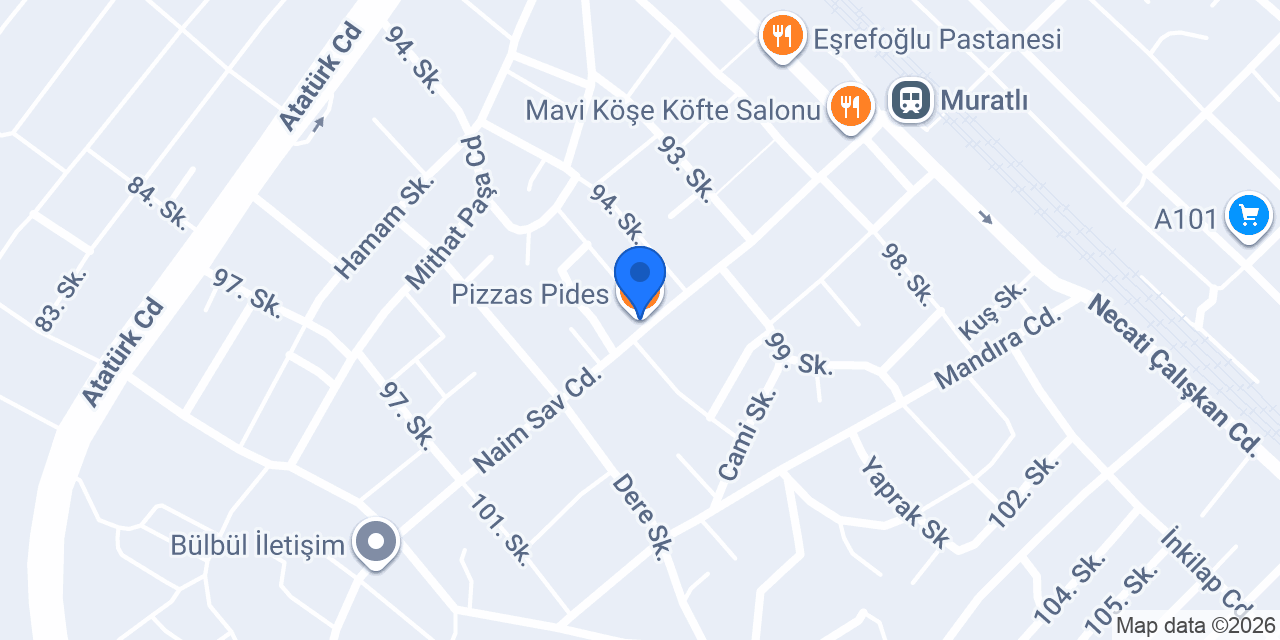 Pizzas Pides konumu