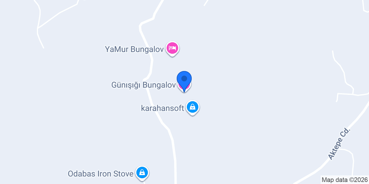 Günışığı Bungalov konumu