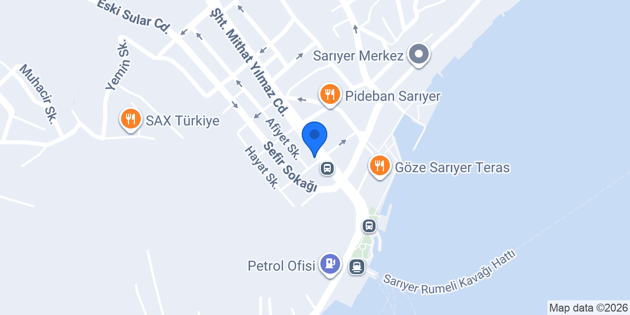 Turkuaz İşitme - Sarıyer konumu