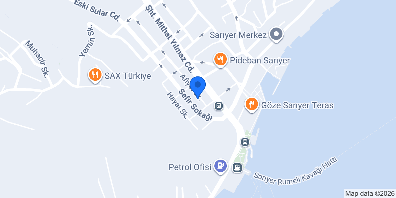 Mito Cafe Sarıyer konumu