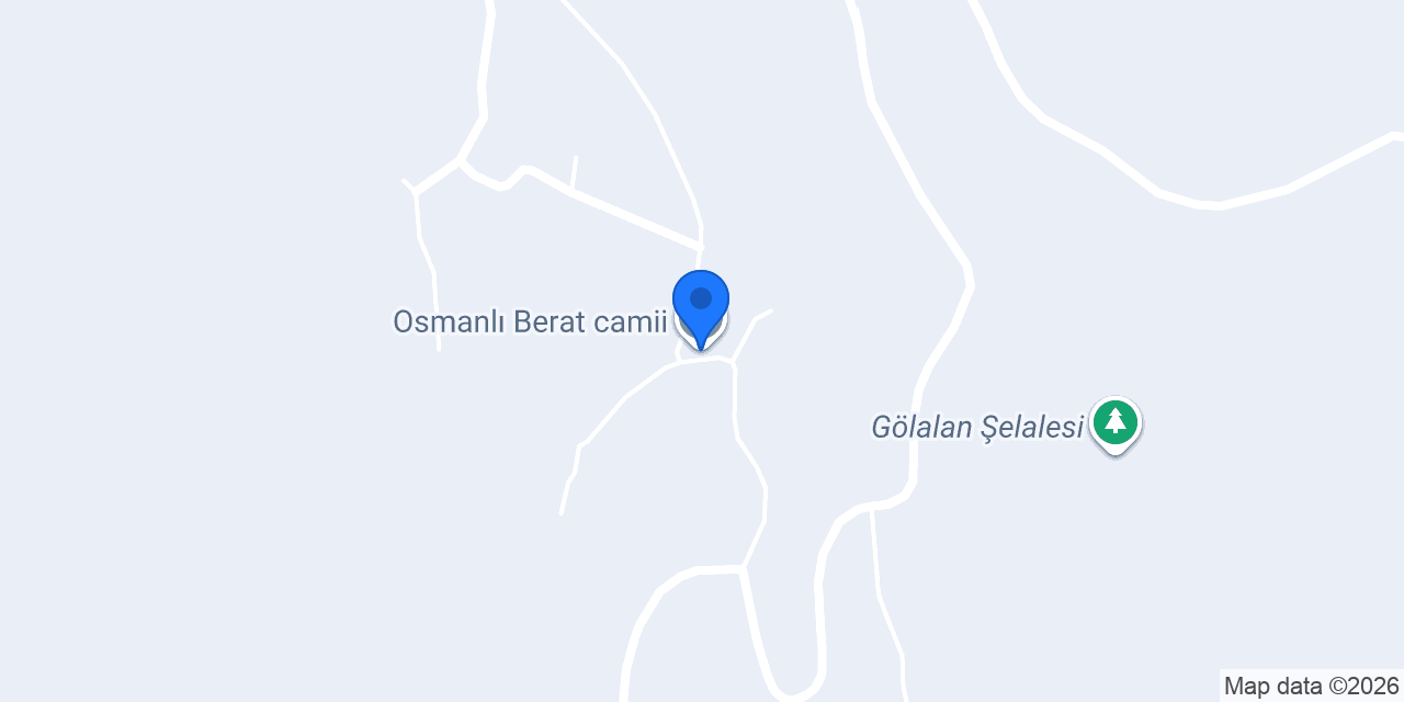 Osmanlı Berat camii konumu