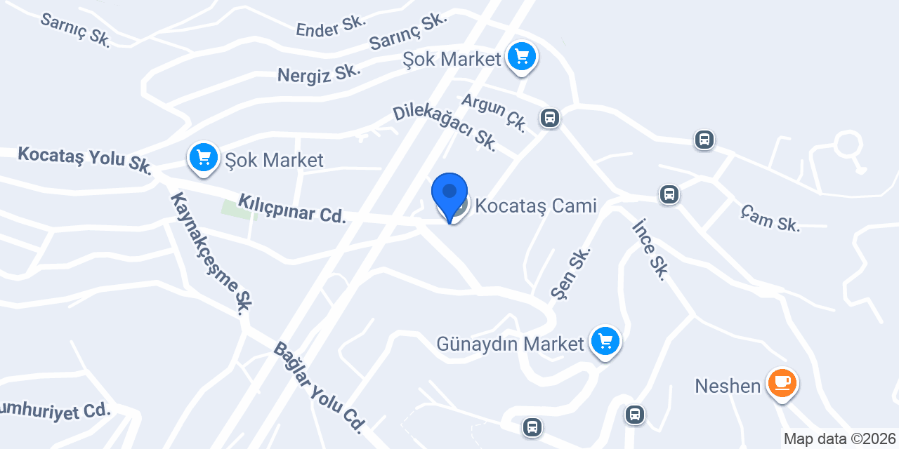 Eczane Kocataş konumu