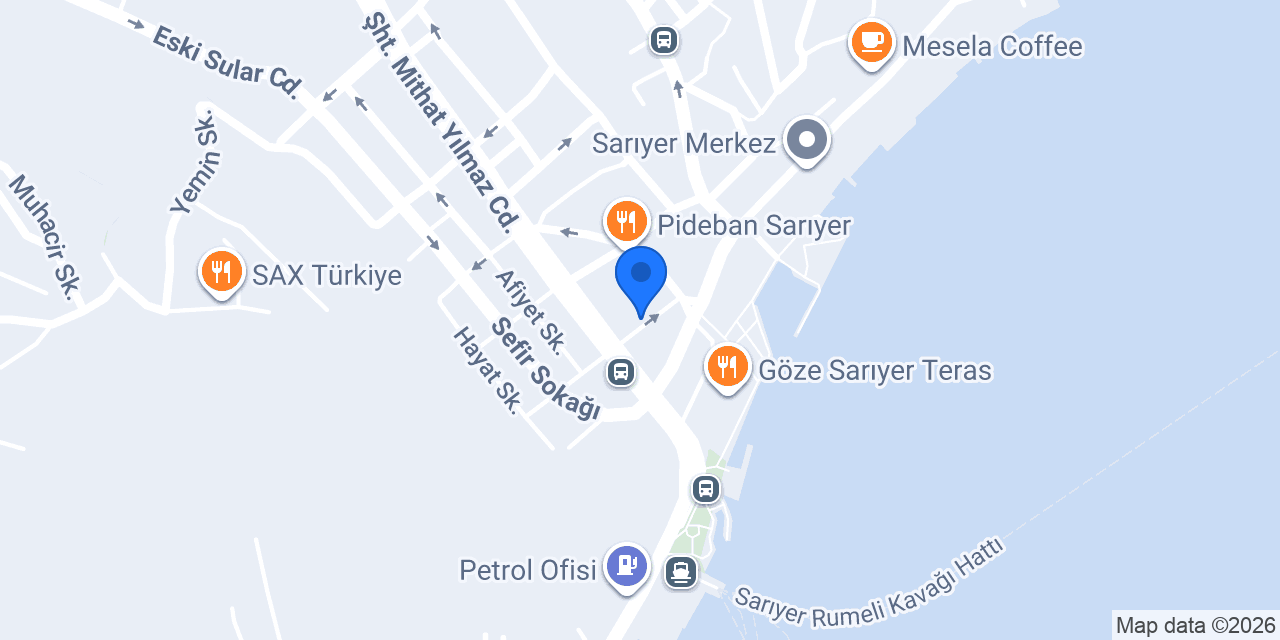 Diş Hekimi Yıldız Tansuker konumu