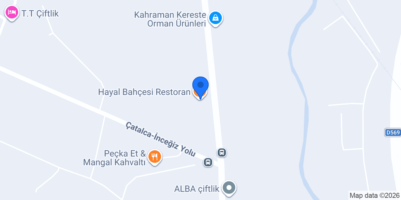 Hayal Bahçesi Restoran konumu