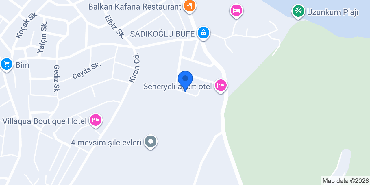 Murathan Apart Otel konumu