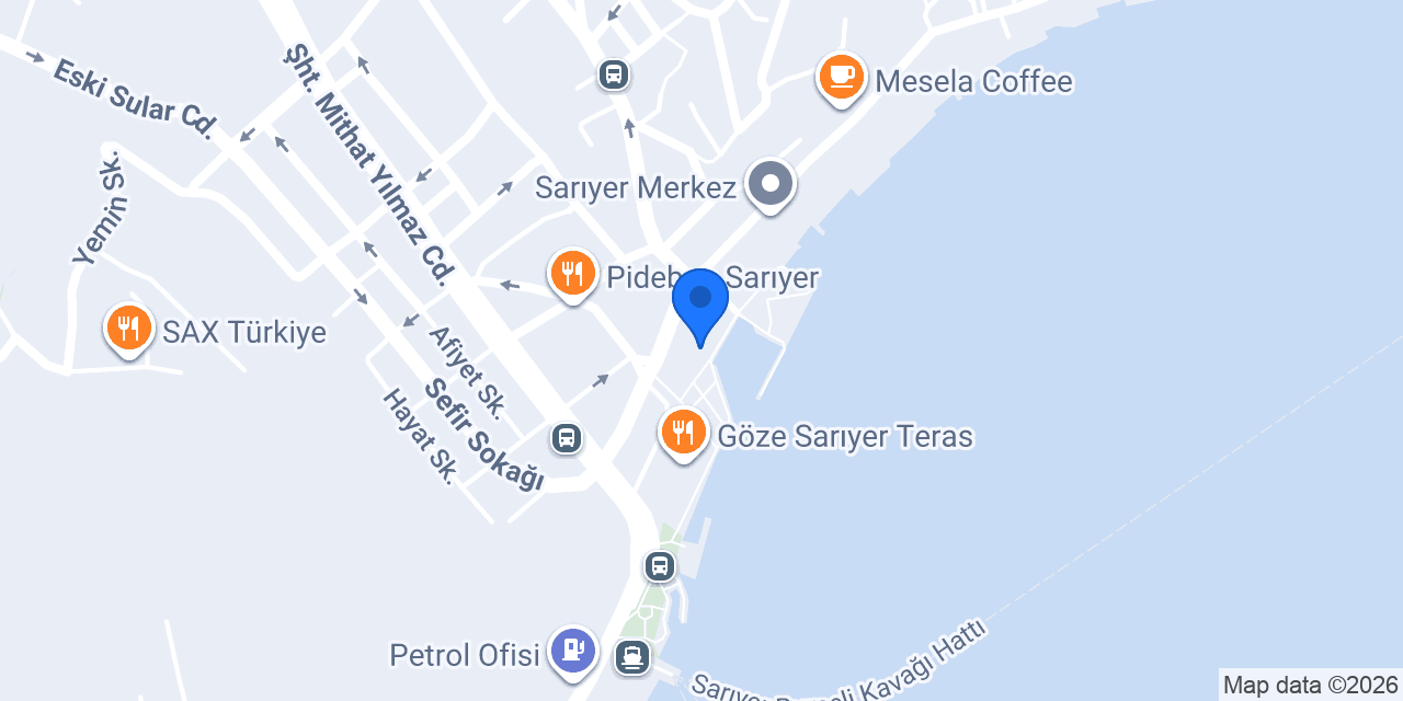 Denizkızı Meyhanesi konumu