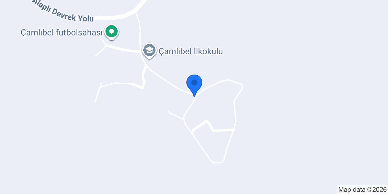 Çamlıbel Köyü Muhtarlığı konumu